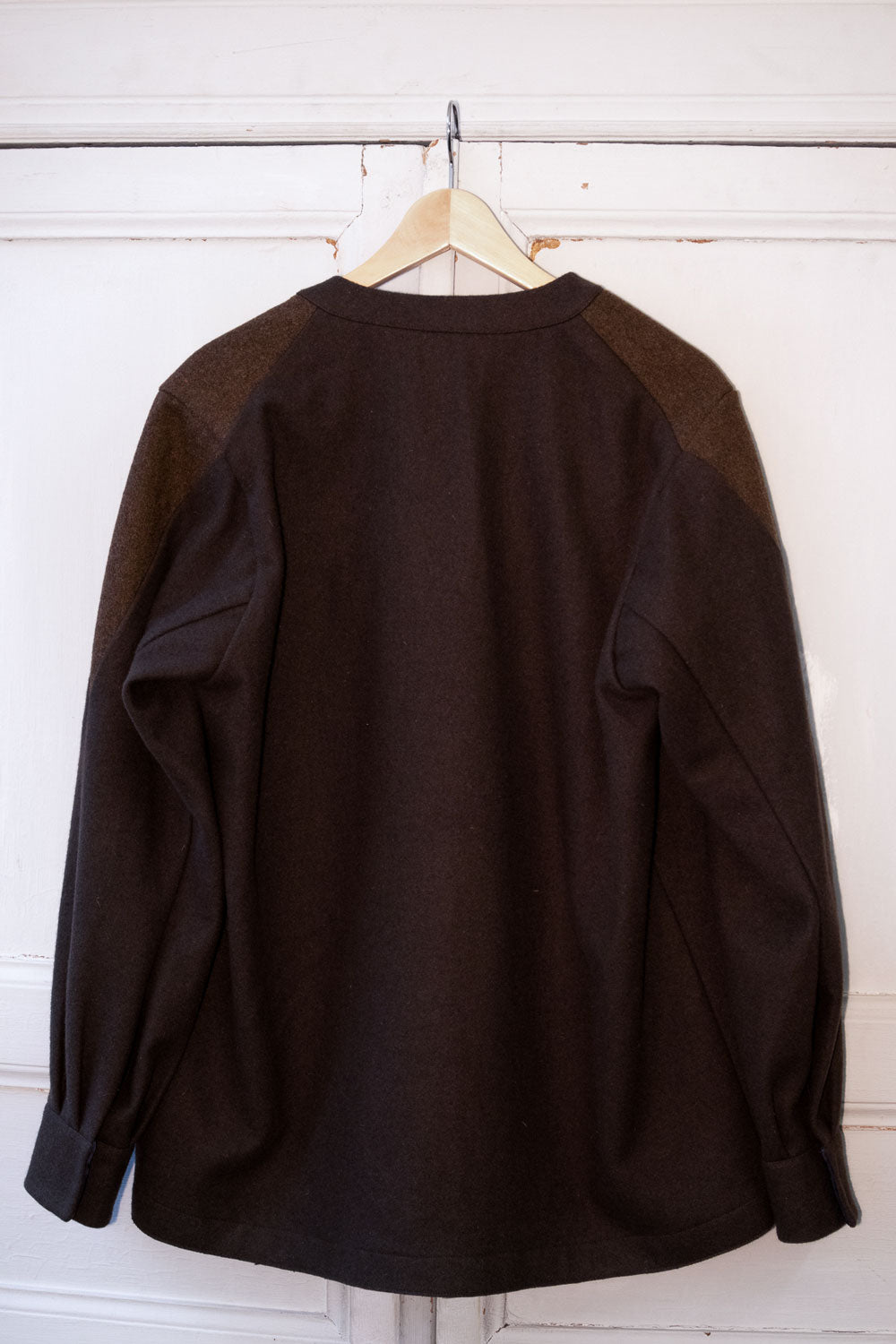 Wool sweatshirt top - Khaki in 42 by VIMPELOVA