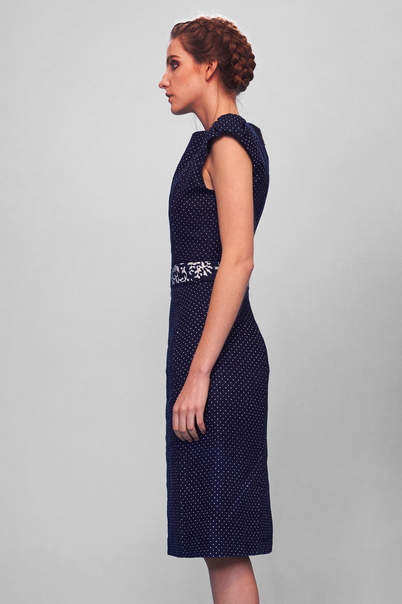 MIRIAM dress - Indigo print