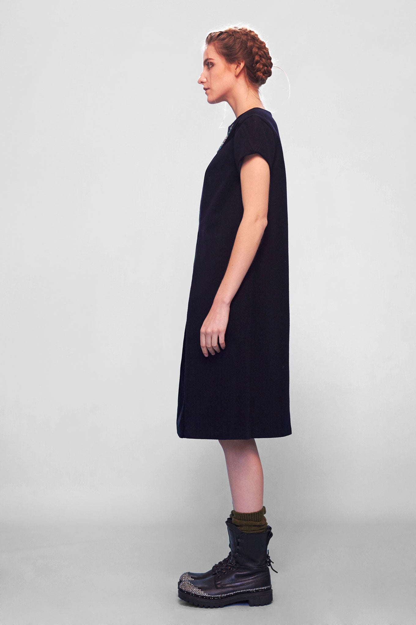 KORUNA dress - Navy blue