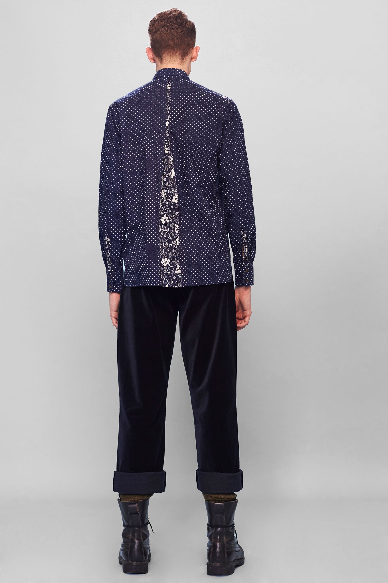 TECKA shirt - Indigo print