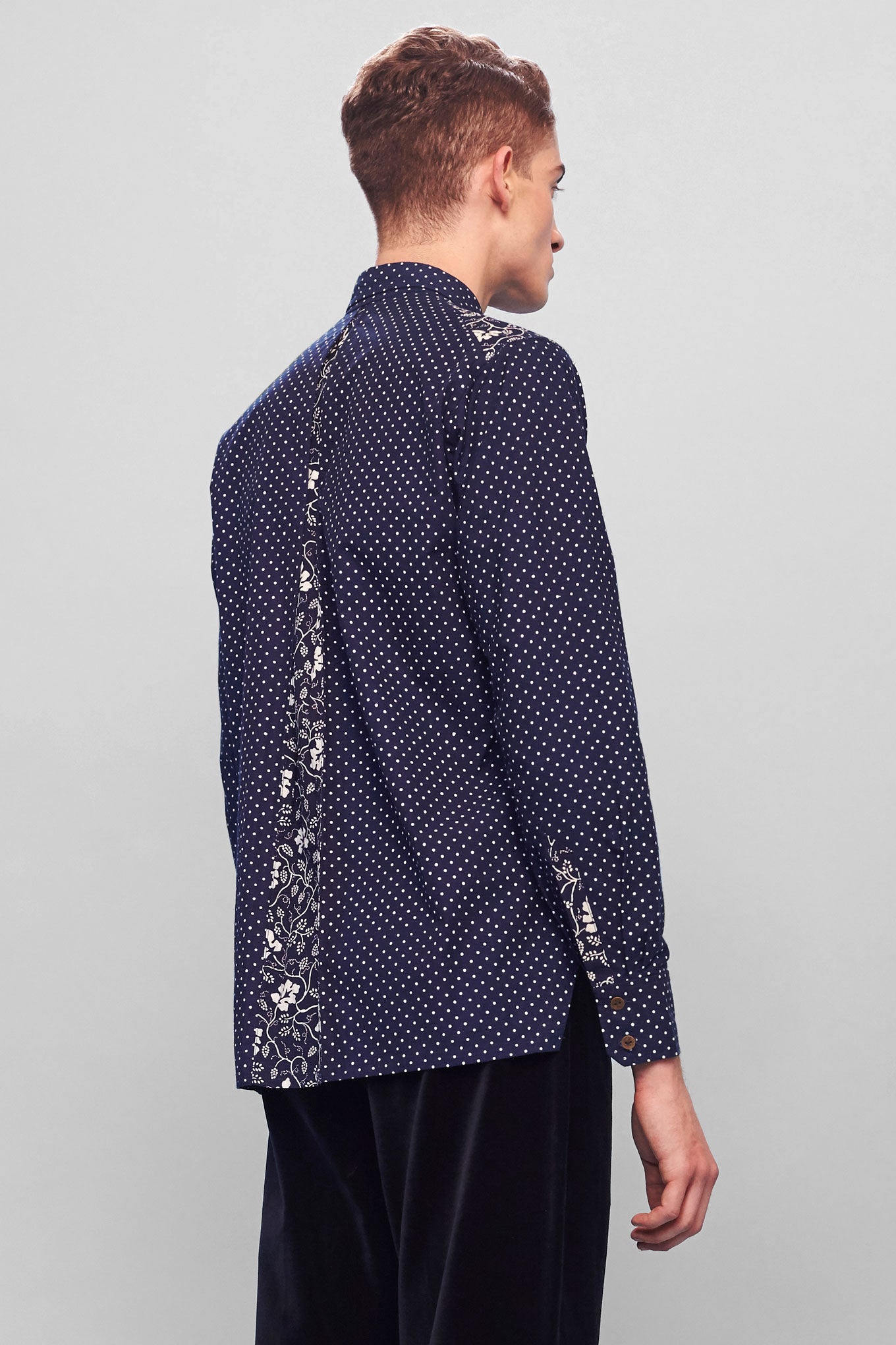 TECKA shirt - Indigo print