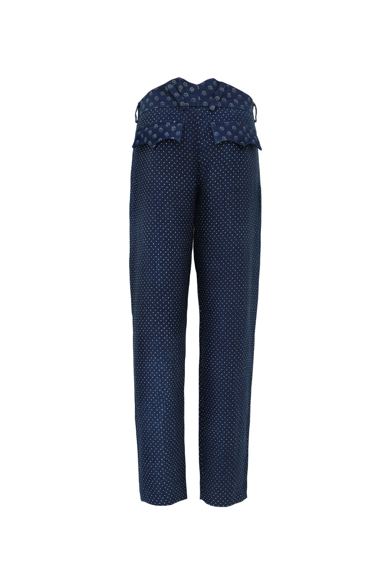 MODRIN trousers - Indigo print