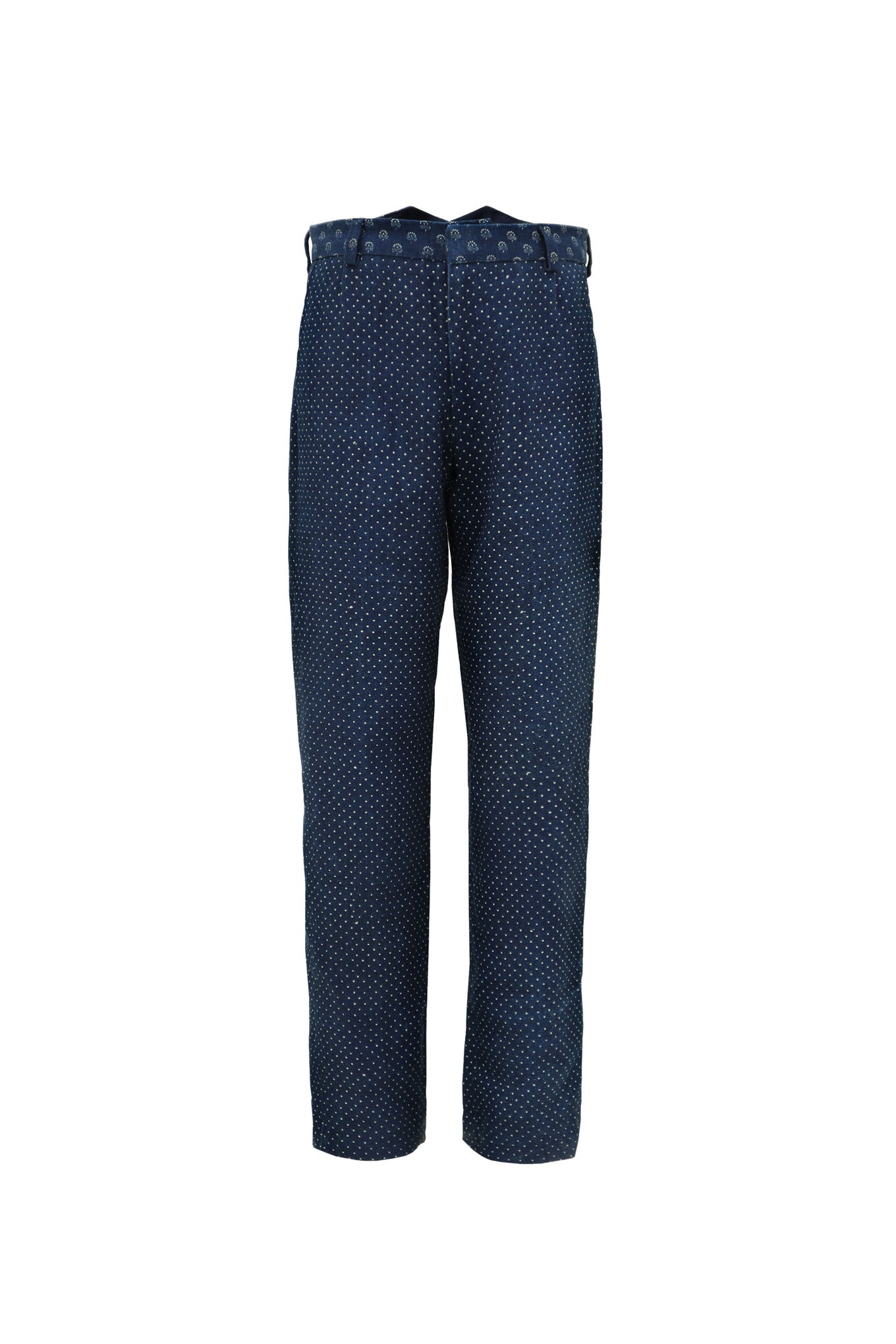 MODRIN trousers - Indigo print