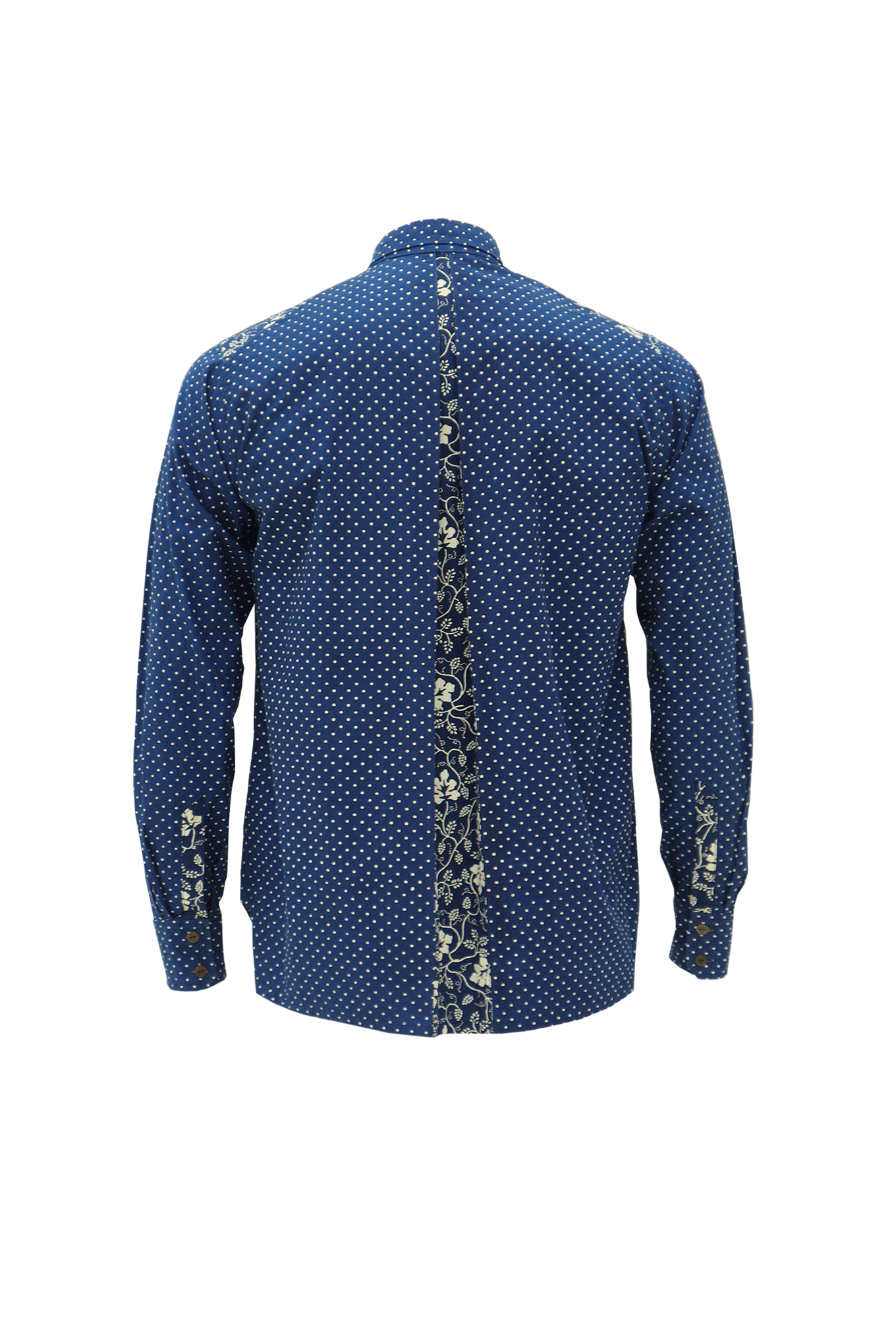 TECKA shirt - Indigo print