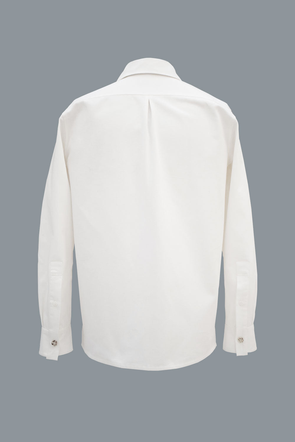 Cotton twill overshirt - Off-white in 36 by VIMPELOVA