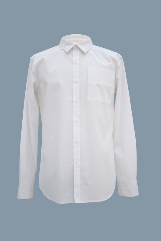 Classic mens shirt - Optic white in 36 by VIMPELOVA
