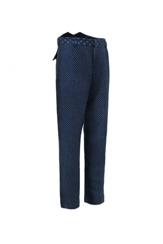 MODRIN trousers - Indigo print